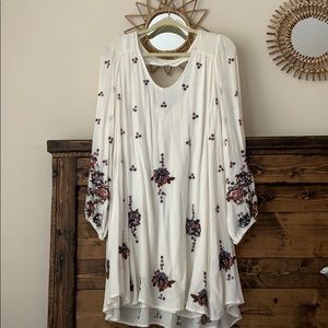 Long sleeve flowy dress